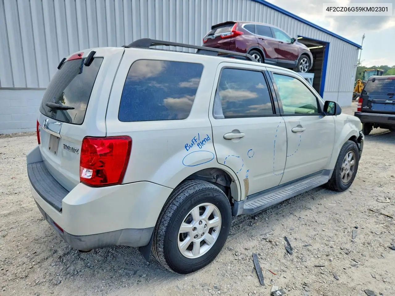 2009 Mazda Tribute S VIN: 4F2CZ06G59KM02301 Lot: 59641496