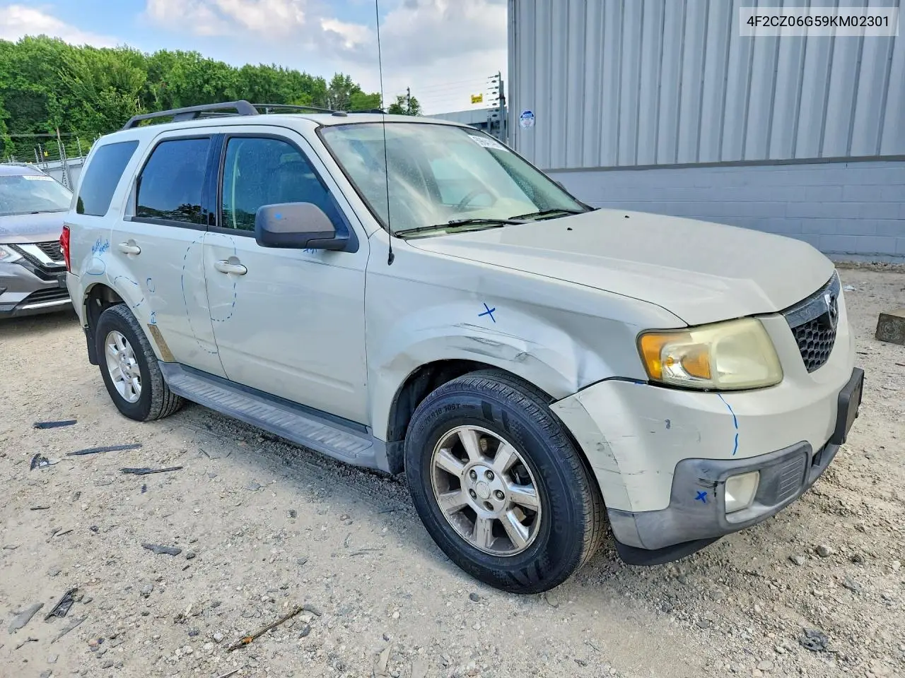 2009 Mazda Tribute S VIN: 4F2CZ06G59KM02301 Lot: 59641496