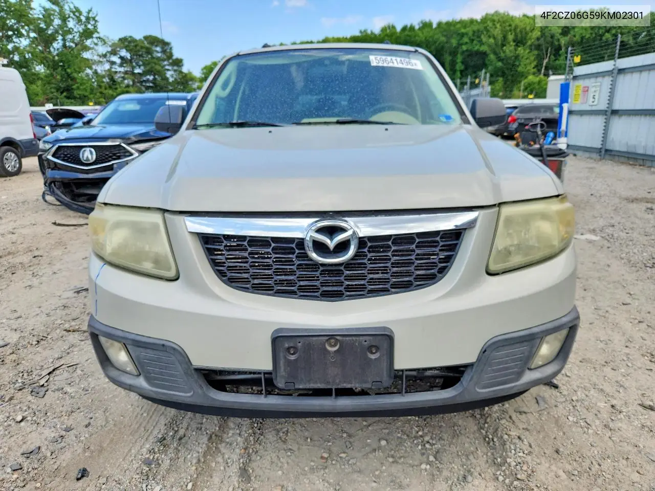 2009 Mazda Tribute S VIN: 4F2CZ06G59KM02301 Lot: 59641496