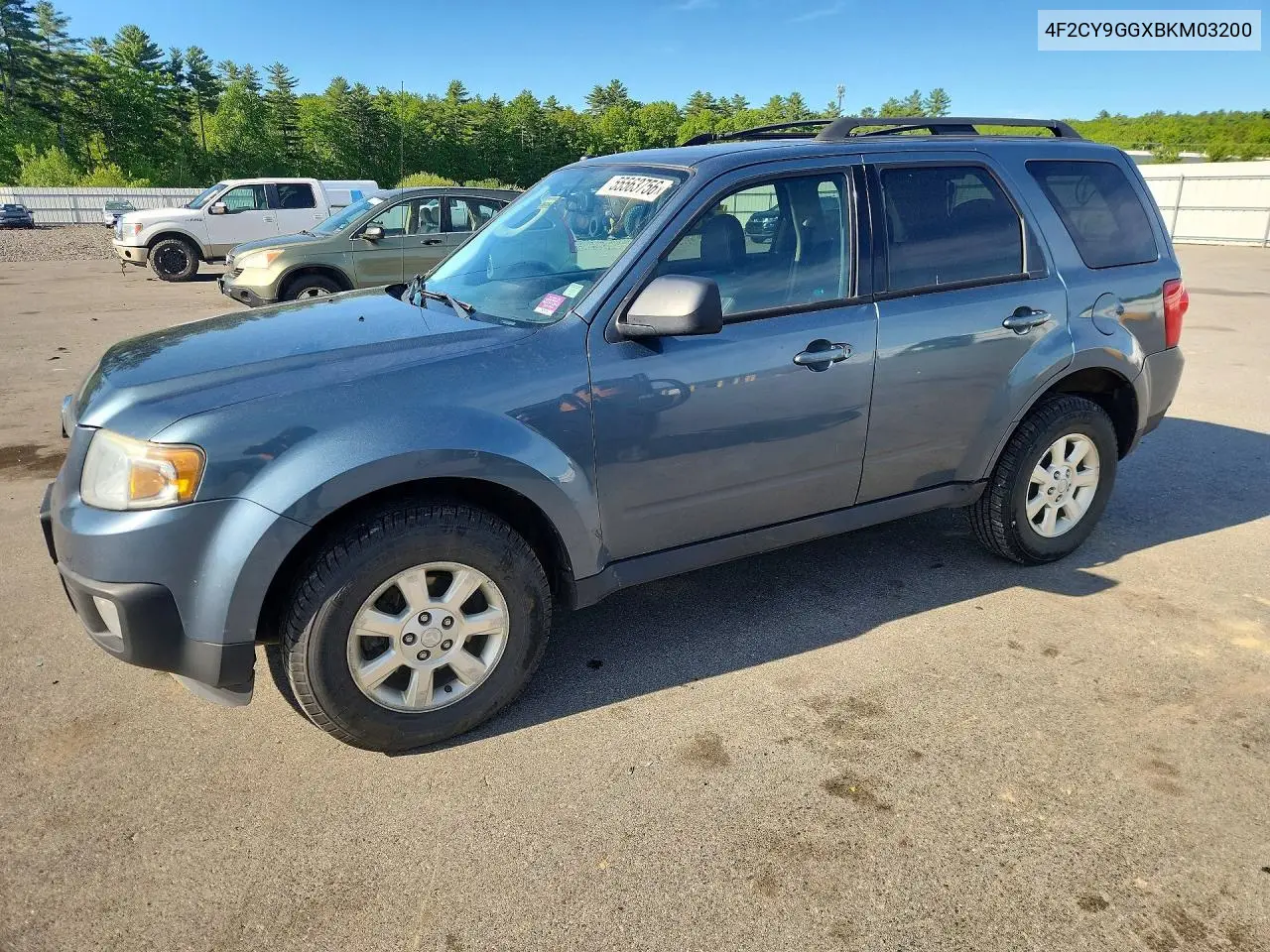 2011 Mazda Tribute S VIN: 4F2CY9GGXBKM03200 Lot: 55563756