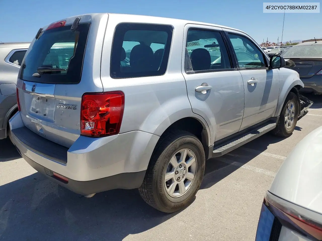 2011 Mazda Tribute I VIN: 4F2CY0C78BKM02287 Lot: 58031186