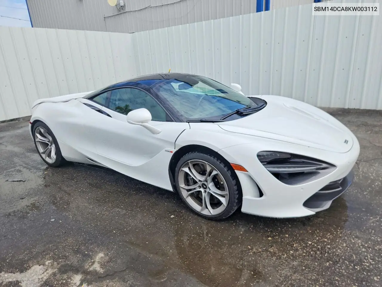 2019 Mclaren Automotive 720S VIN: SBM14DCA8KW003112 Lot: 55565676