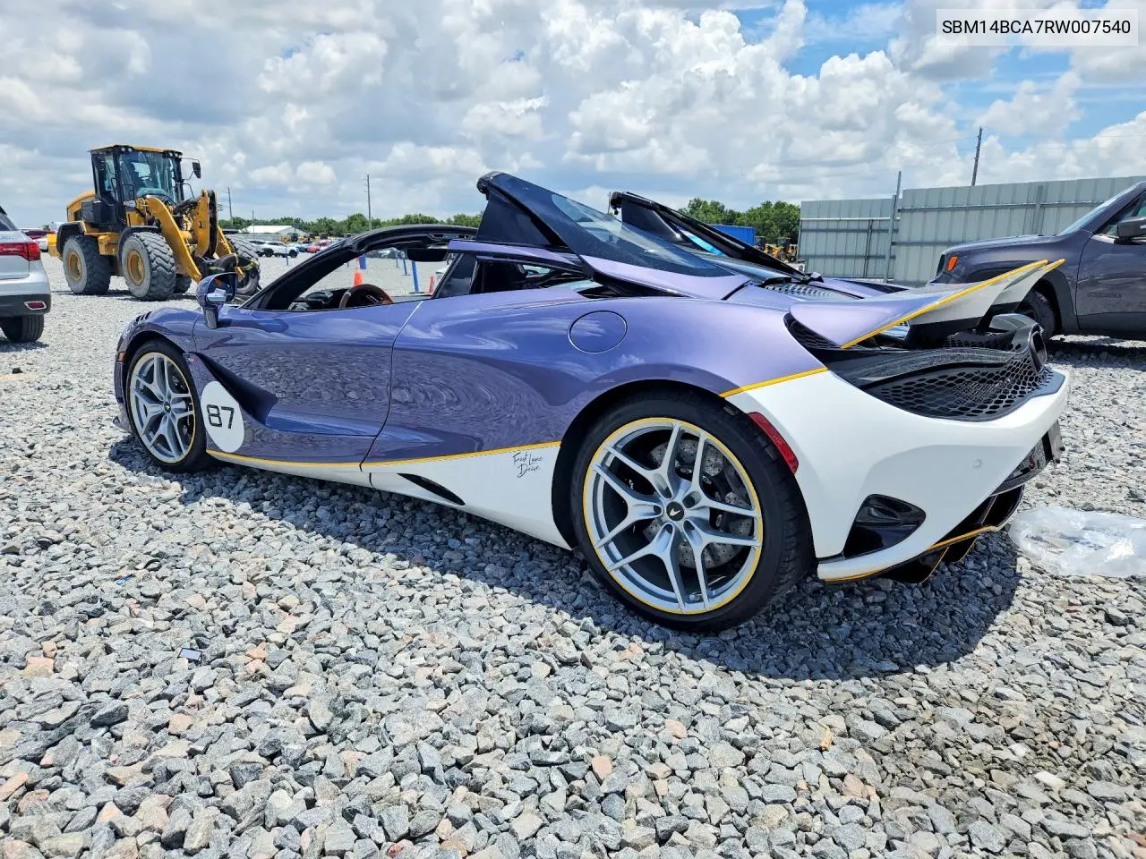 2024 Mclaren Automotive 750S VIN: SBM14BCA7RW007540 Lot: 53751446
