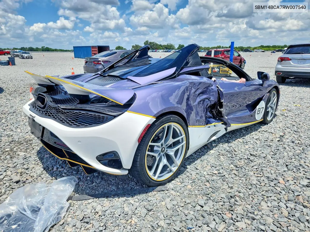 2024 Mclaren Automotive 750S VIN: SBM14BCA7RW007540 Lot: 53751446