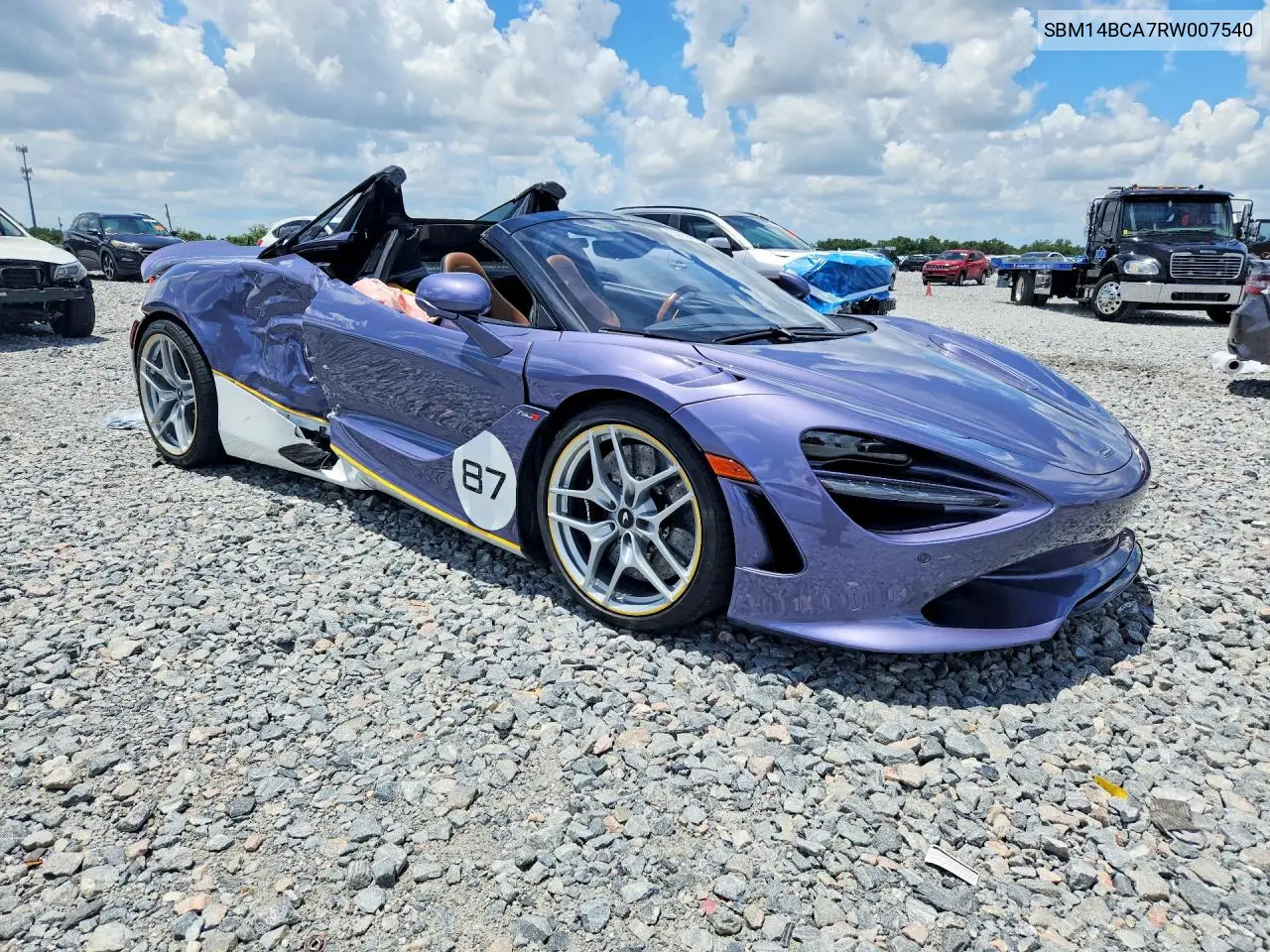 2024 Mclaren Automotive 750S VIN: SBM14BCA7RW007540 Lot: 53751446