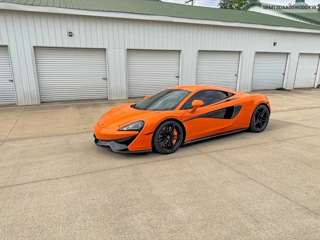 2016 Mclaren Automotive 570S VIN: SBM13DAA0GW000430 Lot: 54722586