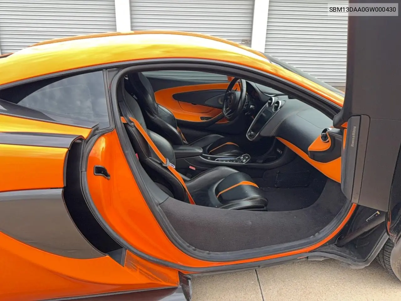 2016 Mclaren Automotive 570S VIN: SBM13DAA0GW000430 Lot: 54722586