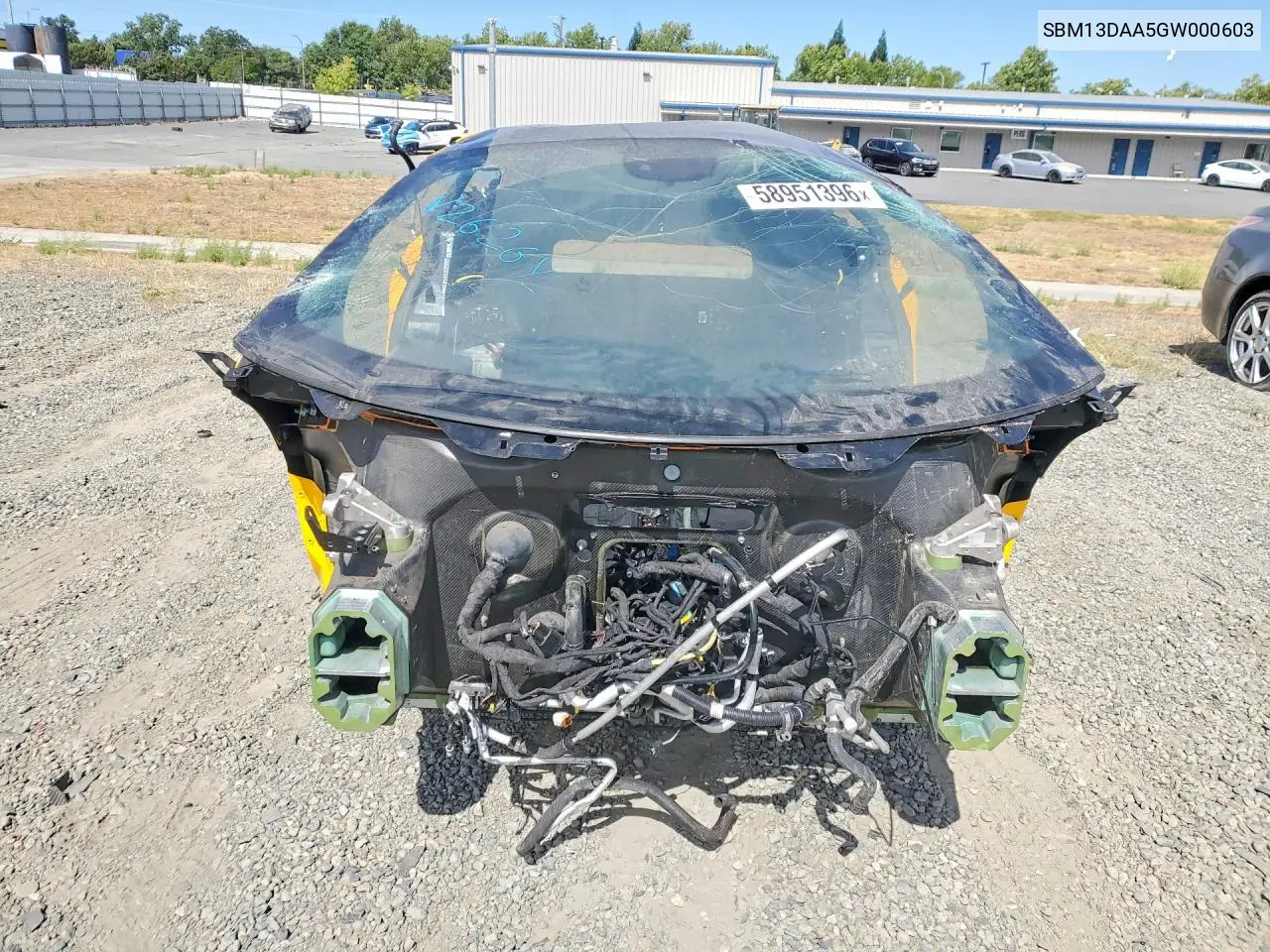 2016 Mclaren Automotive 570S VIN: SBM13DAA5GW000603 Lot: 58951396