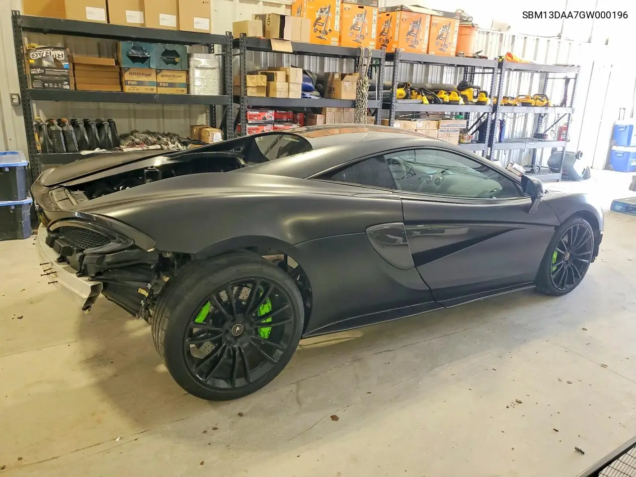 2016 Mclaren Automotive 570S VIN: SBM13DAA7GW000196 Lot: 60214946