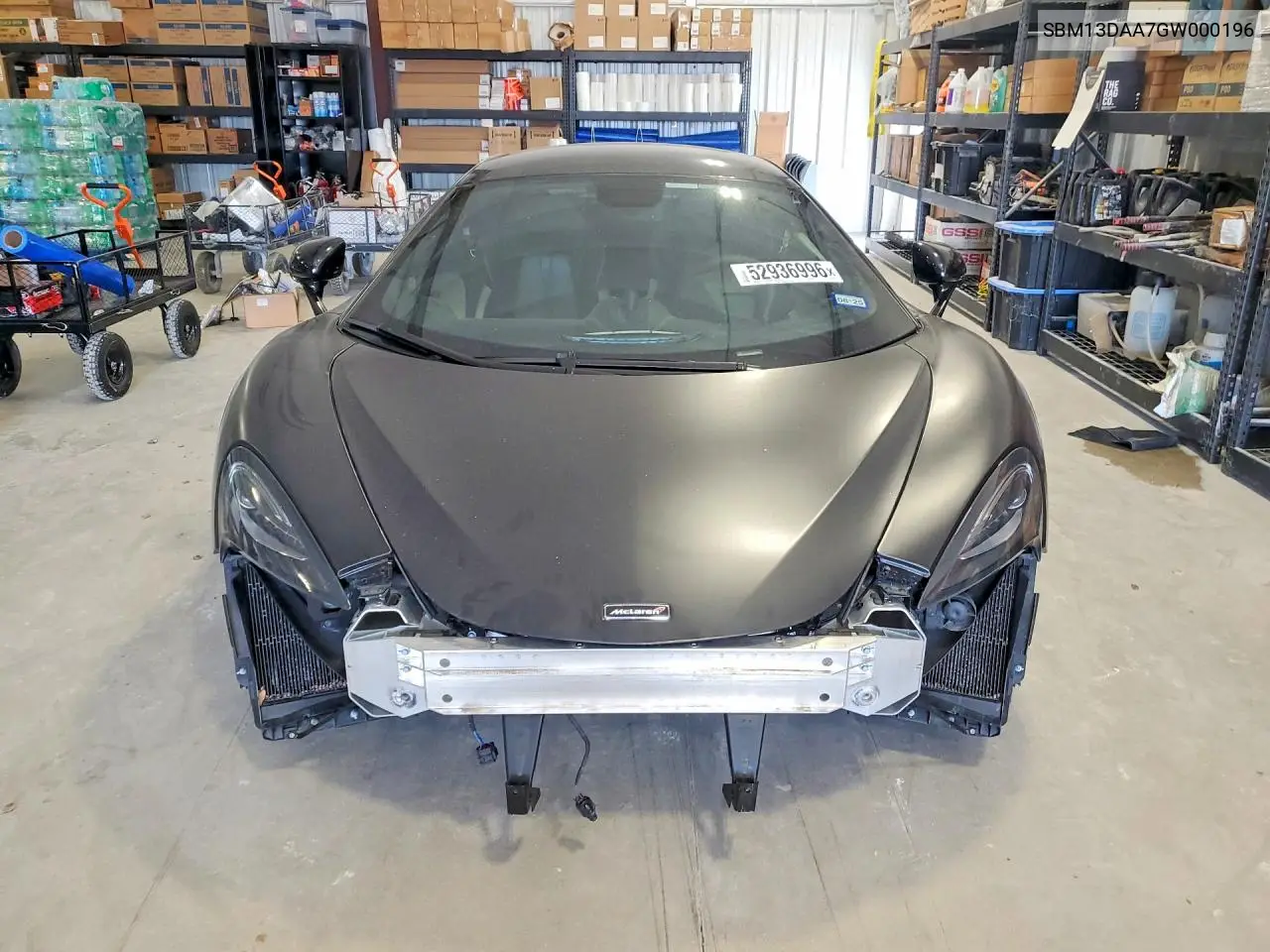 2016 Mclaren Automotive 570S VIN: SBM13DAA7GW000196 Lot: 60214946