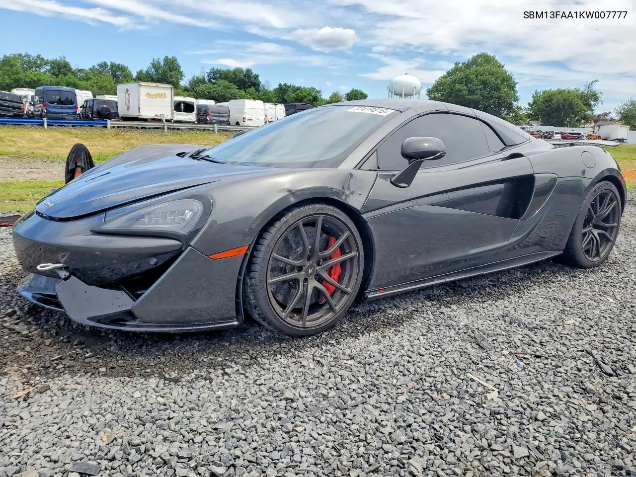 2019 Mclaren Automotive 570S VIN: SBM13FAA1KW007777 Lot: 57419816