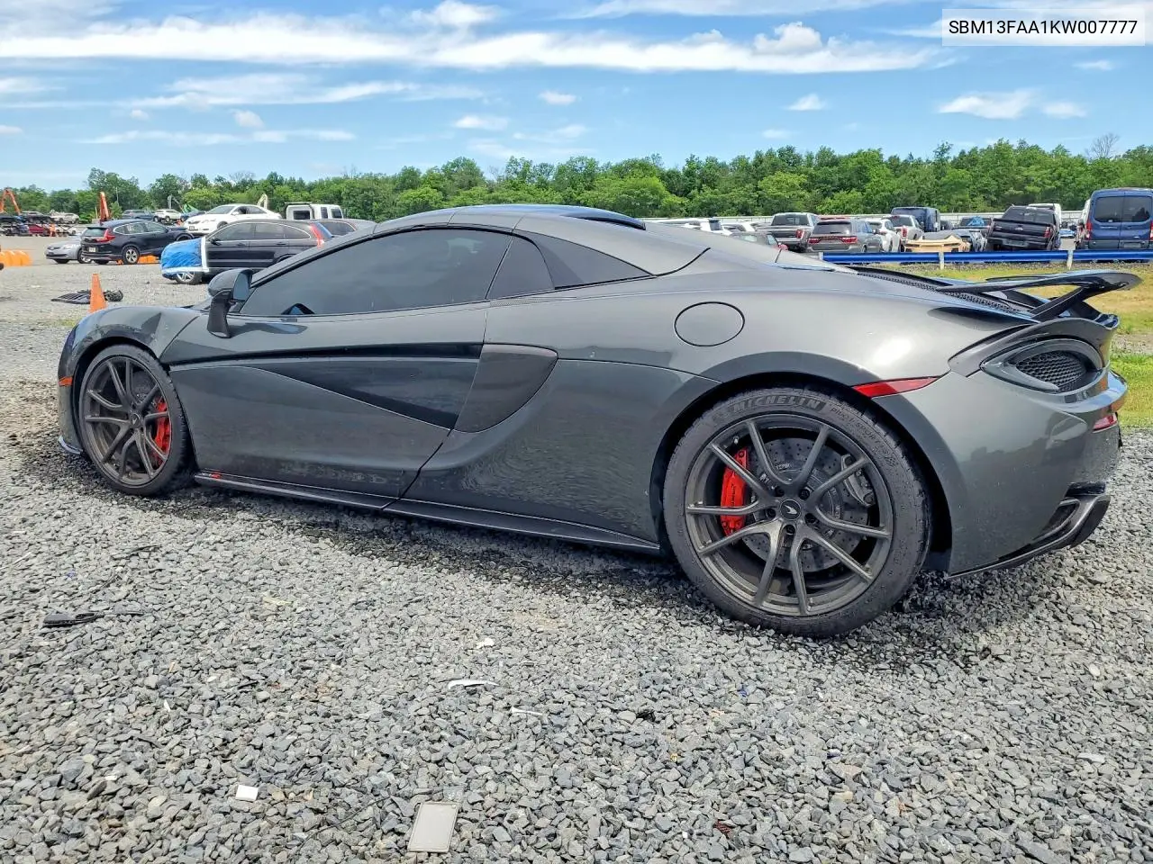 2019 Mclaren Automotive 570S VIN: SBM13FAA1KW007777 Lot: 57419816