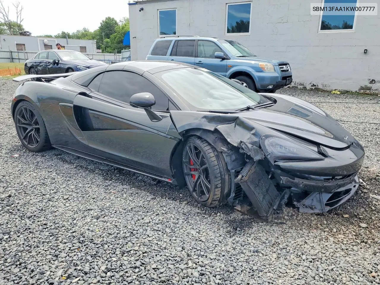 2019 Mclaren Automotive 570S VIN: SBM13FAA1KW007777 Lot: 57419816