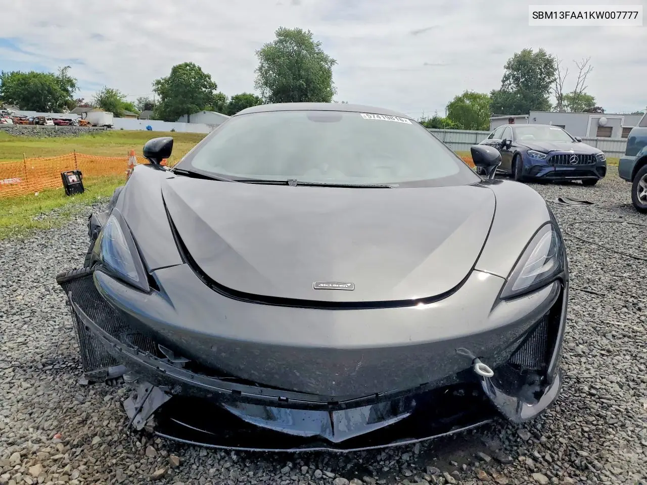 2019 Mclaren Automotive 570S VIN: SBM13FAA1KW007777 Lot: 57419816