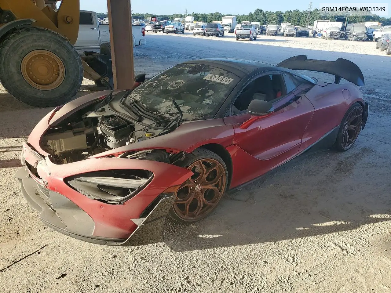 2020 Mclaren Automotive 720S VIN: SBM14FCA9LW005349 Lot: 58217676