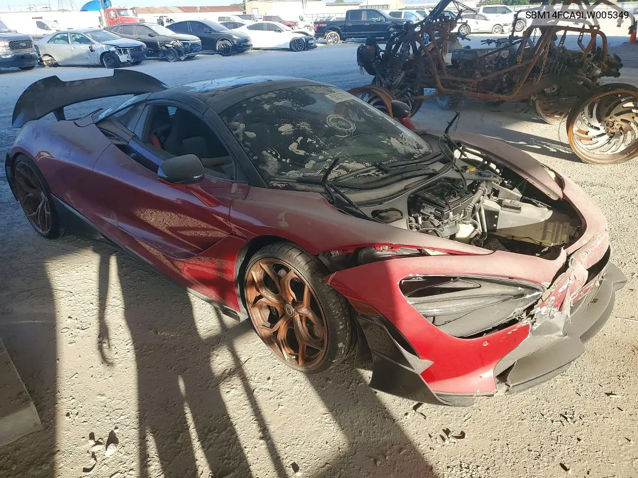 2020 Mclaren Automotive 720S VIN: SBM14FCA9LW005349 Lot: 58217676