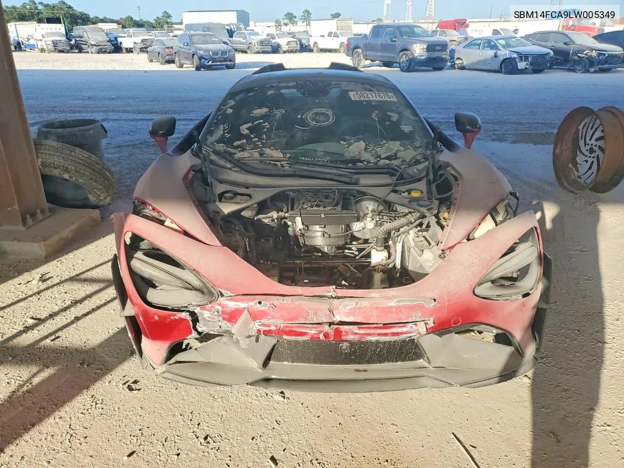 2020 Mclaren Automotive 720S VIN: SBM14FCA9LW005349 Lot: 58217676