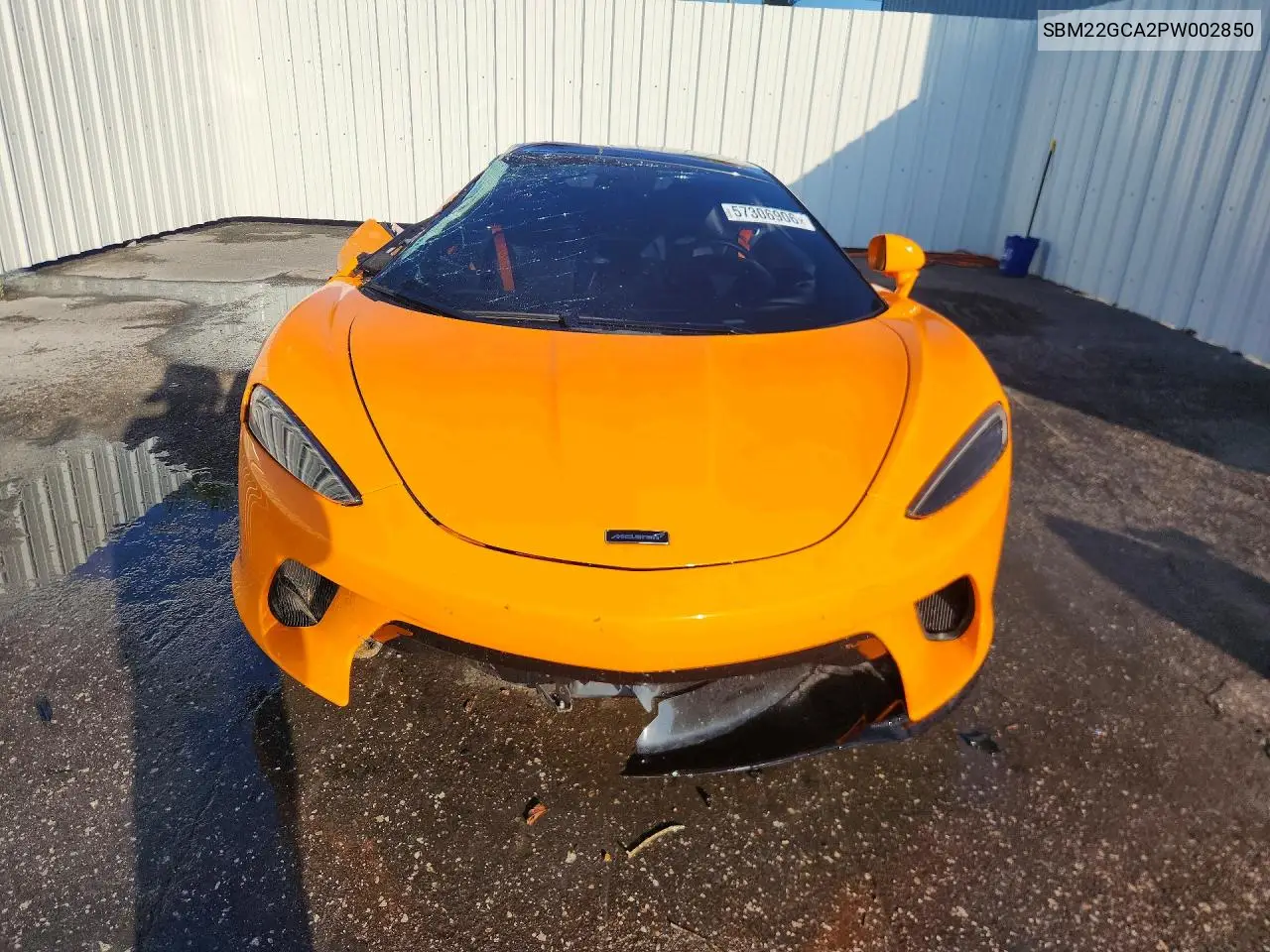 2023 Mclaren Automotive Gt VIN: SBM22GCA2PW002850 Lot: 57306906