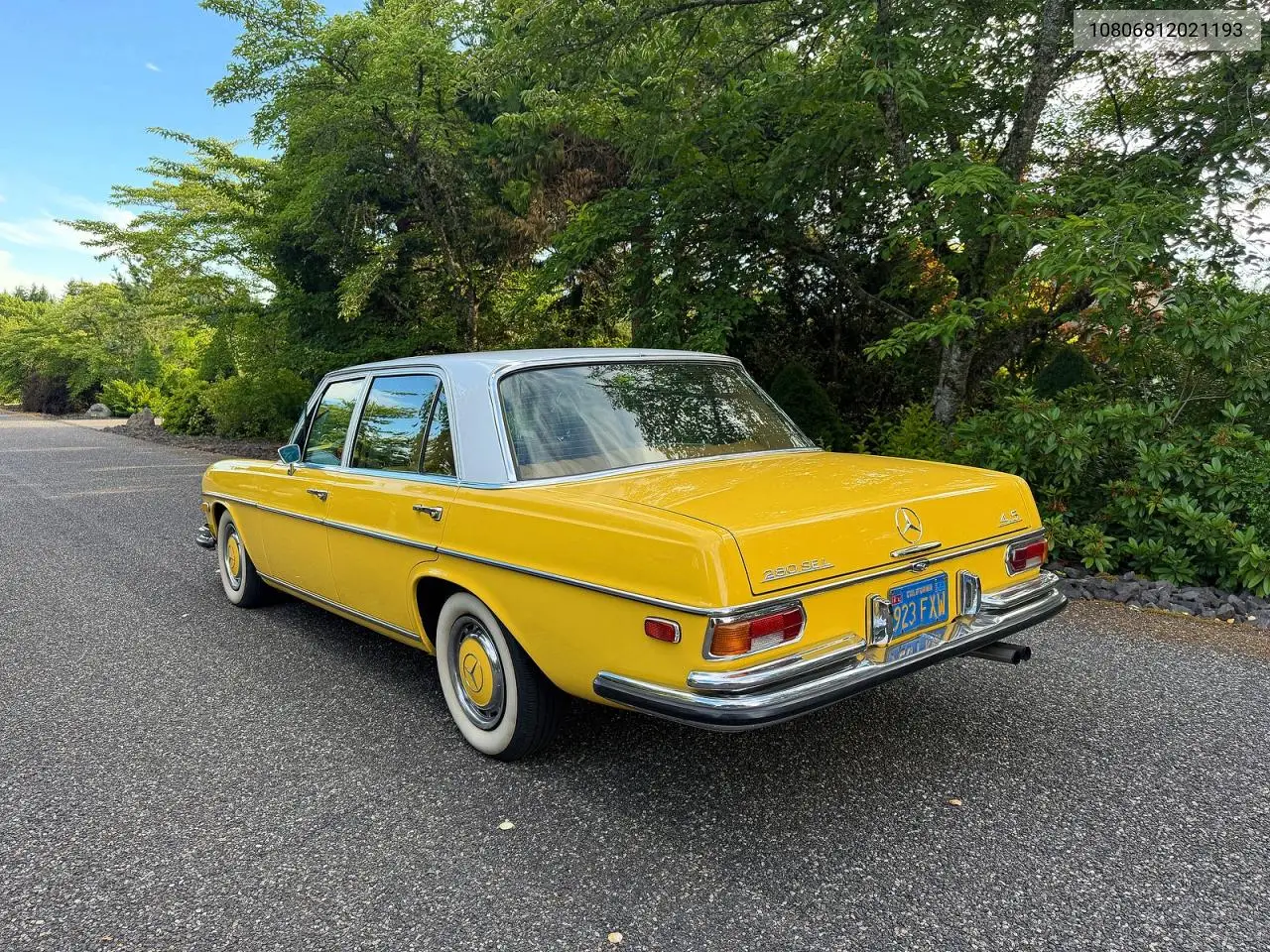10806812021193 1973 Mercedes-Benz 280Sel 4.5