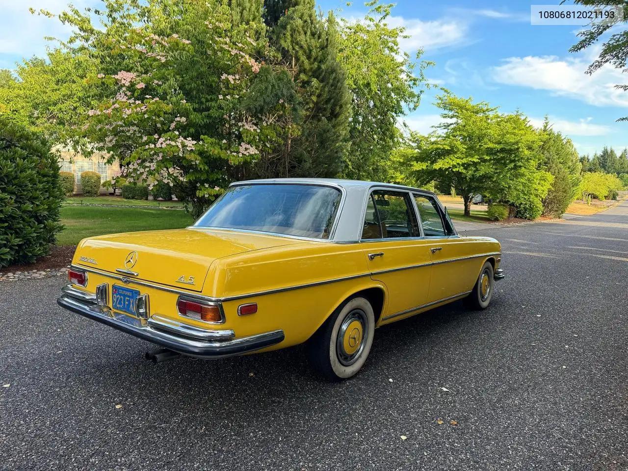 10806812021193 1973 Mercedes-Benz 280Sel 4.5