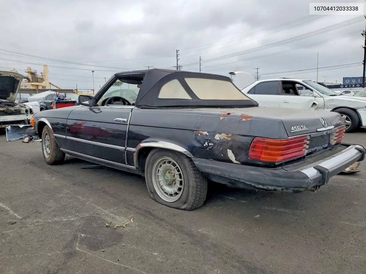 1976 Mercedes-Benz 450 Sl VIN: 10704412033338 Lot: 53545836