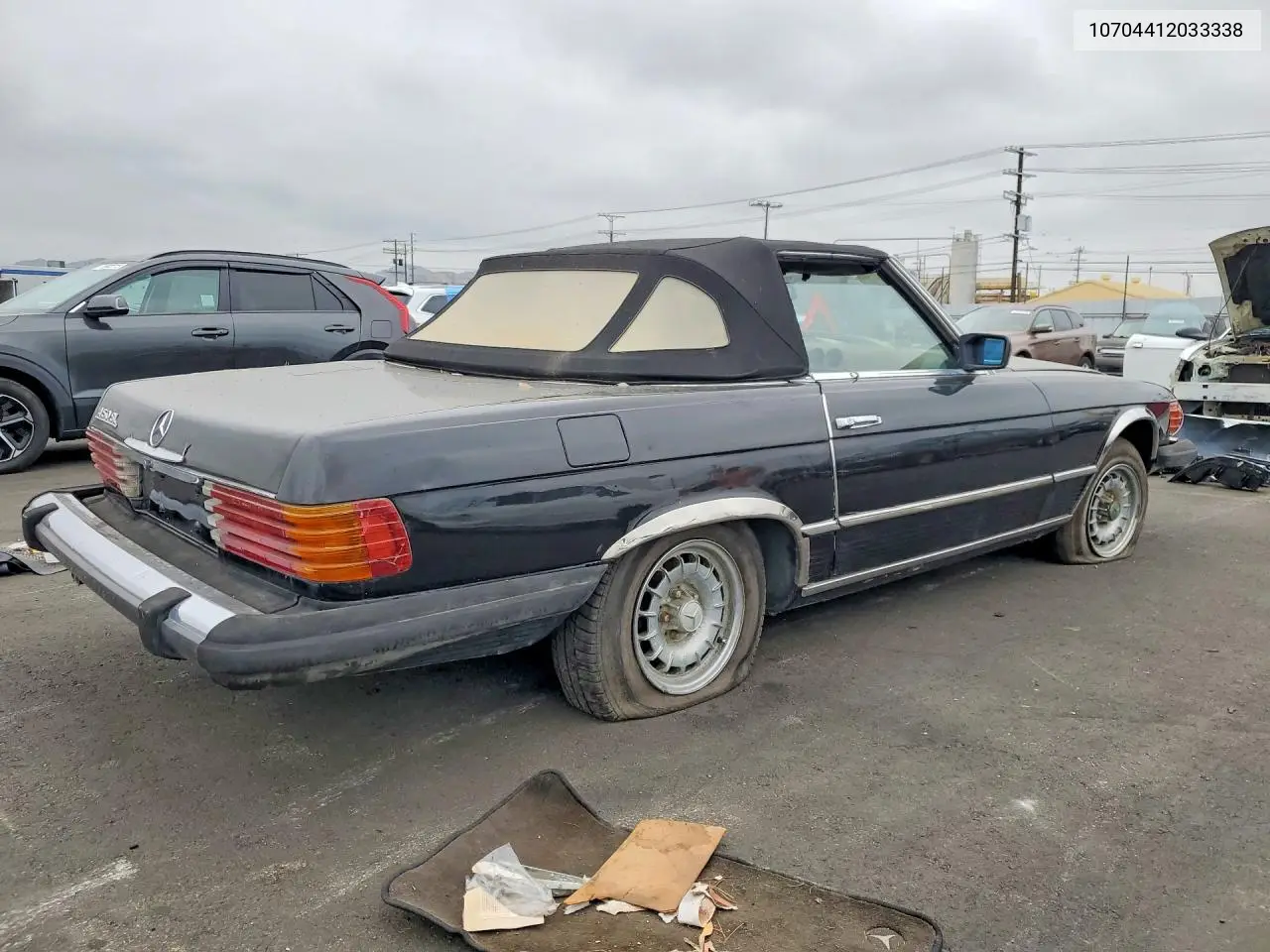 1976 Mercedes-Benz 450 Sl VIN: 10704412033338 Lot: 53545836