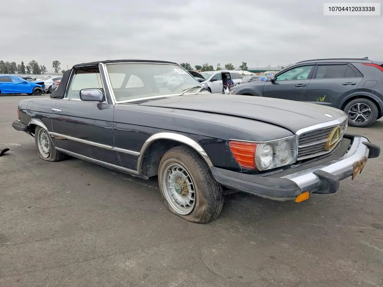 1976 Mercedes-Benz 450 Sl VIN: 10704412033338 Lot: 53545836