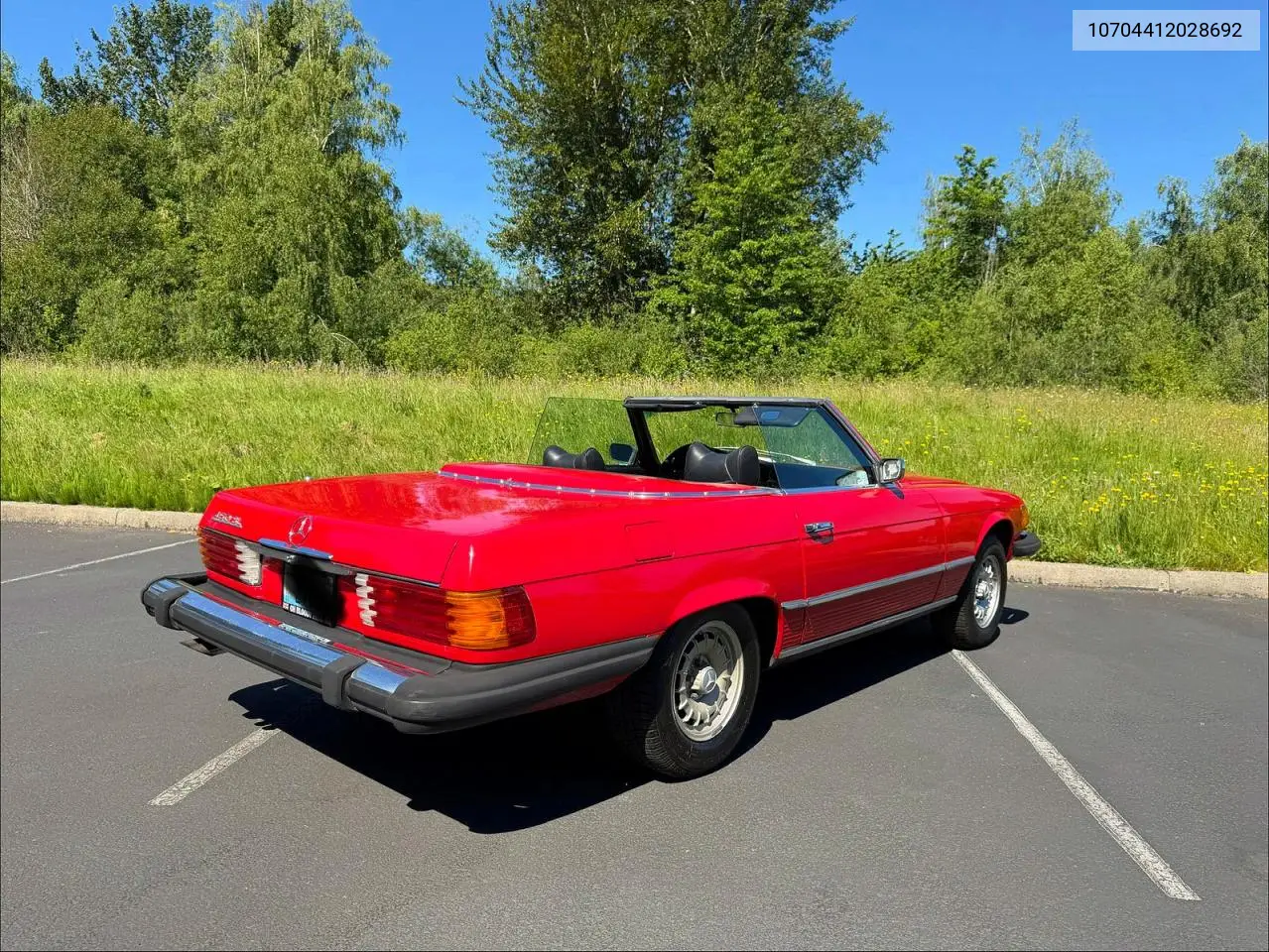 1976 Mercedes-Benz 450 Sl VIN: 10704412028692 Lot: 56108416