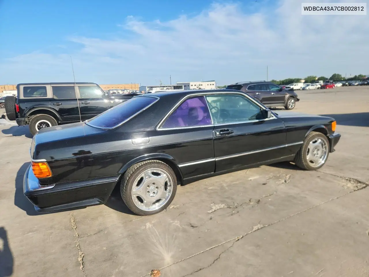 1982 Mercedes-Benz 380 Sec VIN: WDBCA43A7CB002812 Lot: 60664496