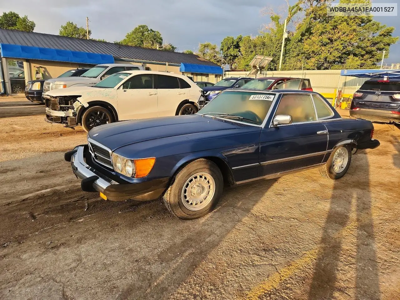 1984 Mercedes-Benz 380 Sl VIN: WDBBA45A1EA001527 Lot: 53137756