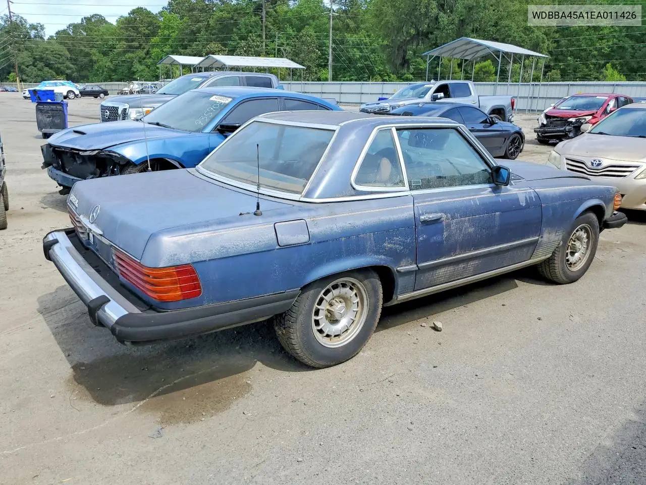 1984 Mercedes-Benz 380 Sl VIN: WDBBA45A1EA011426 Lot: 54853386