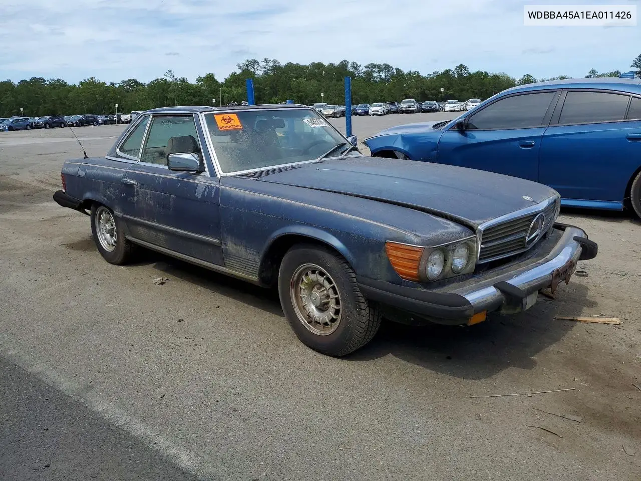 1984 Mercedes-Benz 380 Sl VIN: WDBBA45A1EA011426 Lot: 54853386