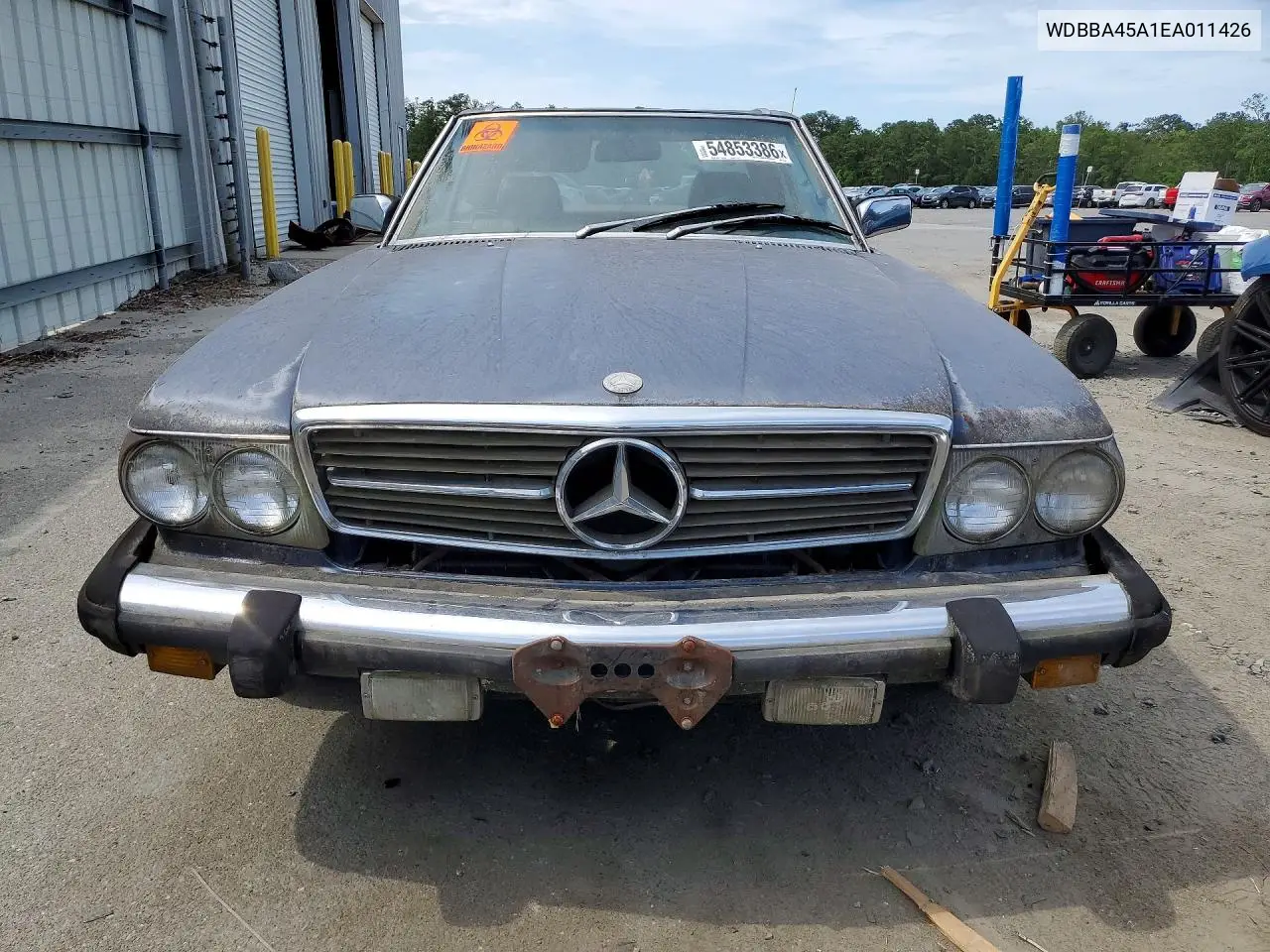 1984 Mercedes-Benz 380 Sl VIN: WDBBA45A1EA011426 Lot: 54853386