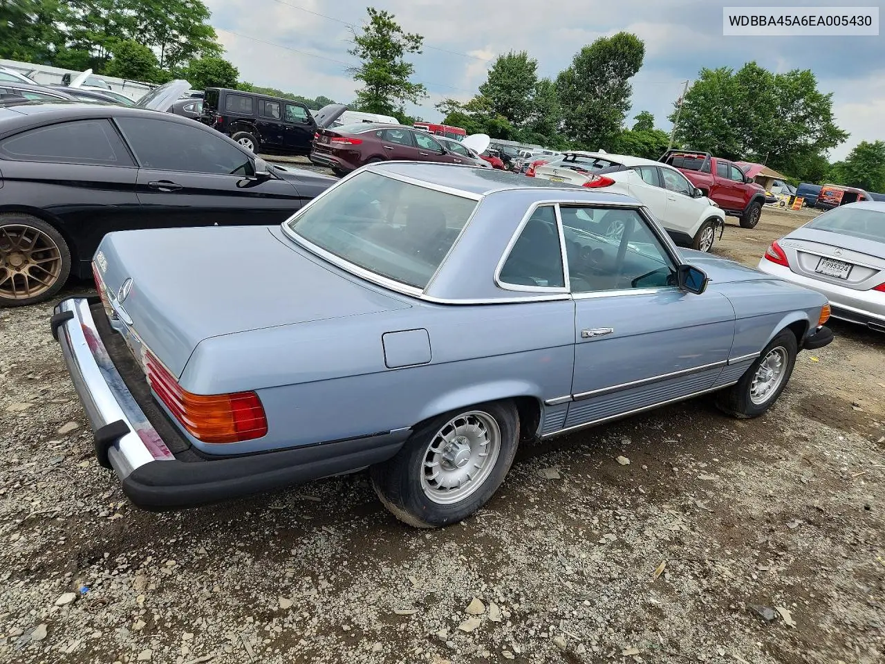 1984 Mercedes-Benz 380 Sl VIN: WDBBA45A6EA005430 Lot: 60365526