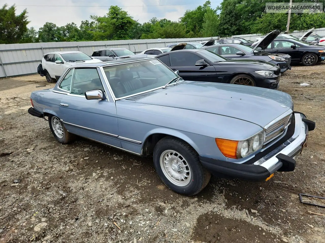 1984 Mercedes-Benz 380 Sl VIN: WDBBA45A6EA005430 Lot: 60365526