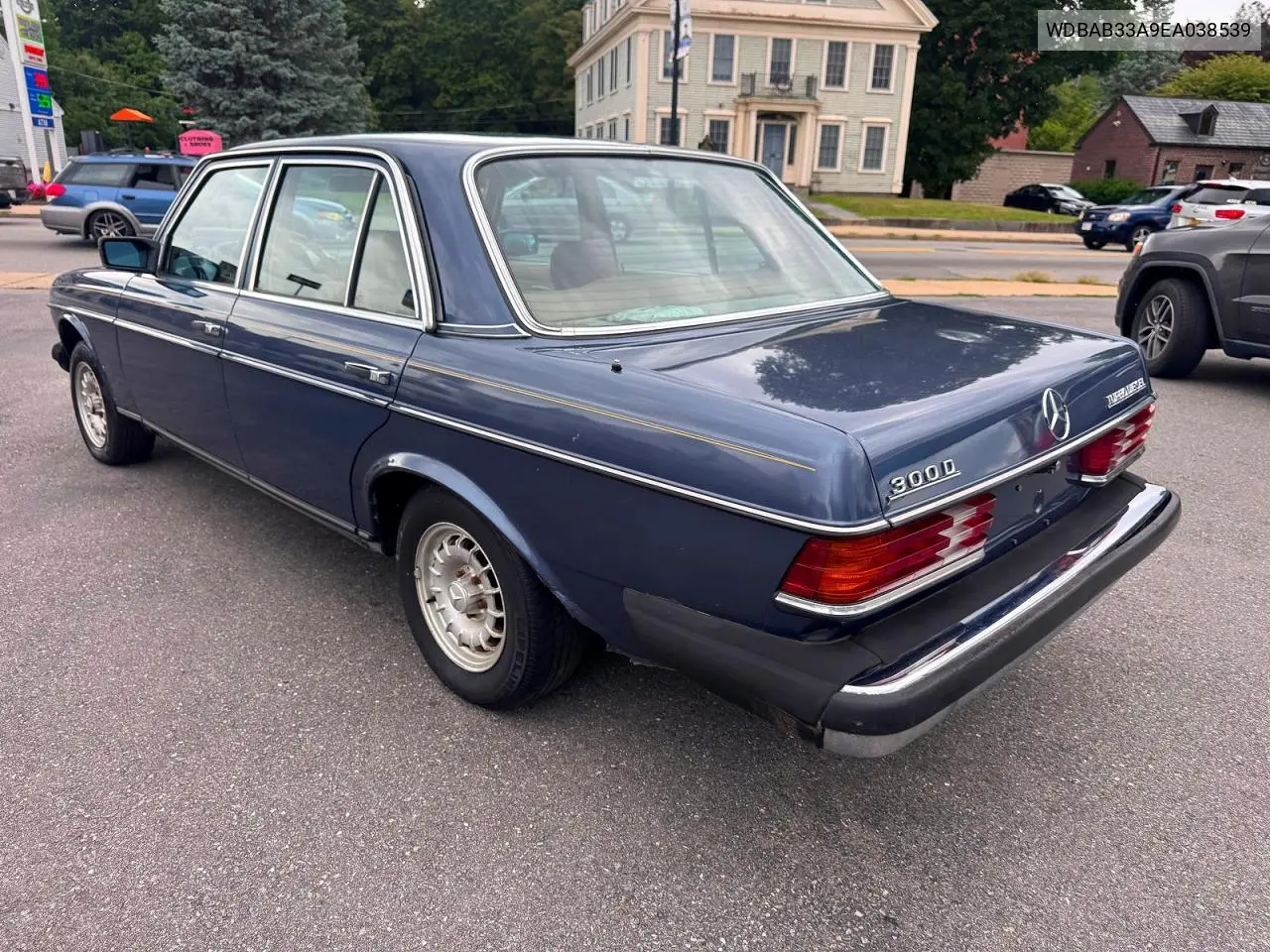 1984 Mercedes-Benz 300 Dt VIN: WDBAB33A9EA038539 Lot: 62509316