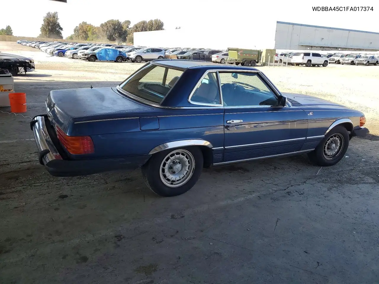 1985 Mercedes-Benz 380 Sl VIN: WDBBA45C1FA017374 Lot: 55470156