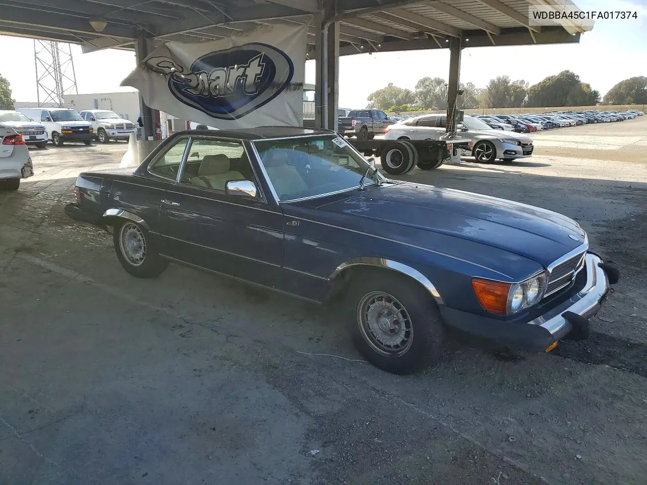 1985 Mercedes-Benz 380 Sl VIN: WDBBA45C1FA017374 Lot: 55470156