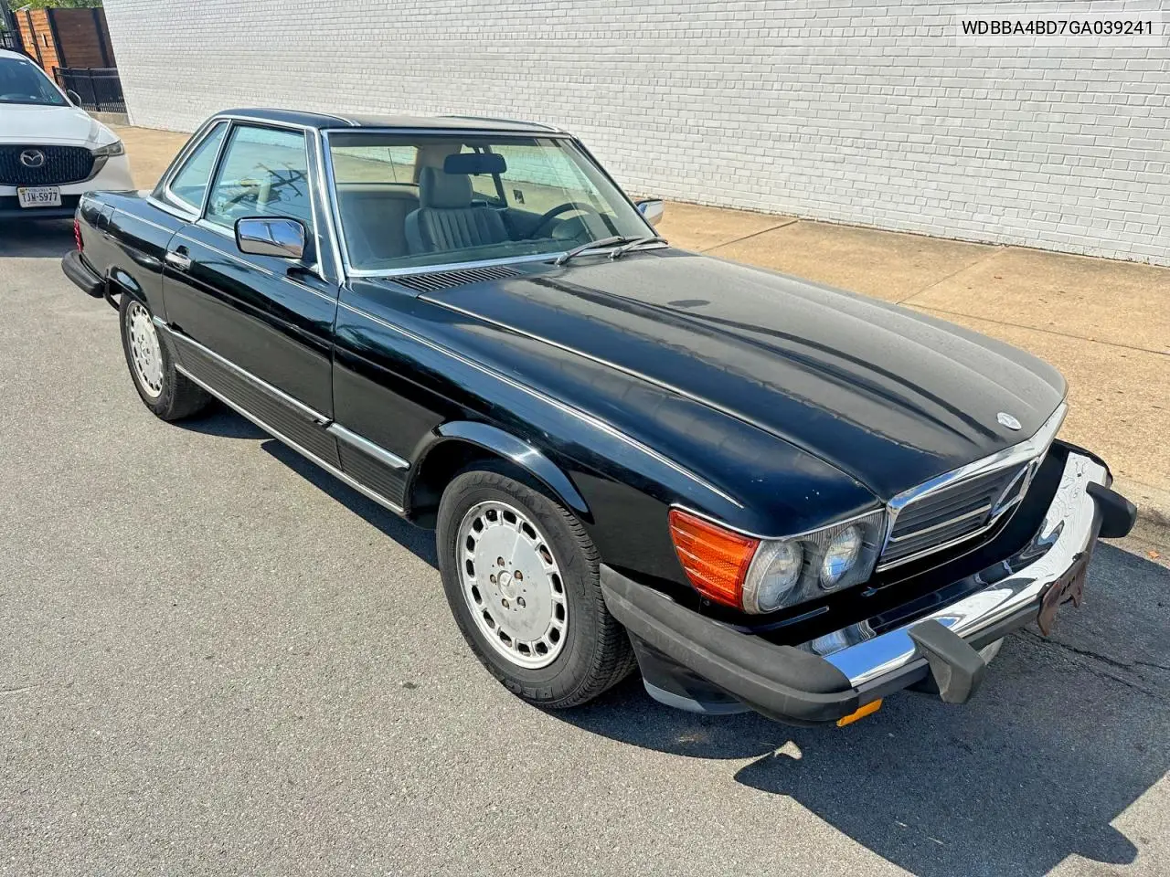 1986 Merz 560Sl VIN: WDBBA4BD7GA039241 Lot: 61575836