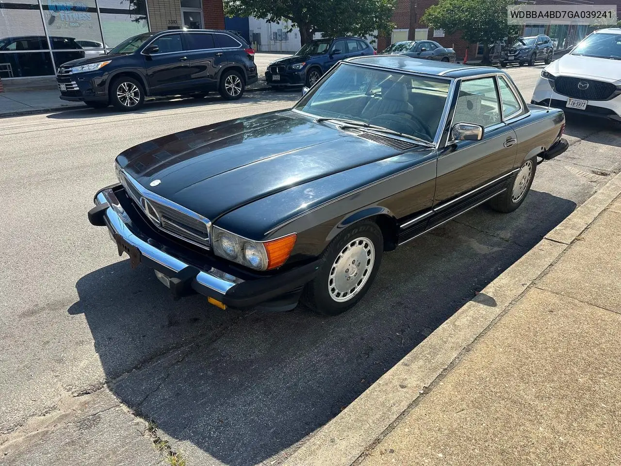 1986 Merz 560Sl VIN: WDBBA4BD7GA039241 Lot: 61575836
