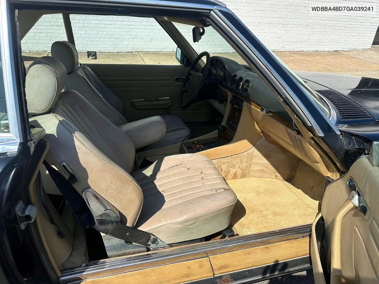 1986 Merz 560Sl VIN: WDBBA4BD7GA039241 Lot: 61575836