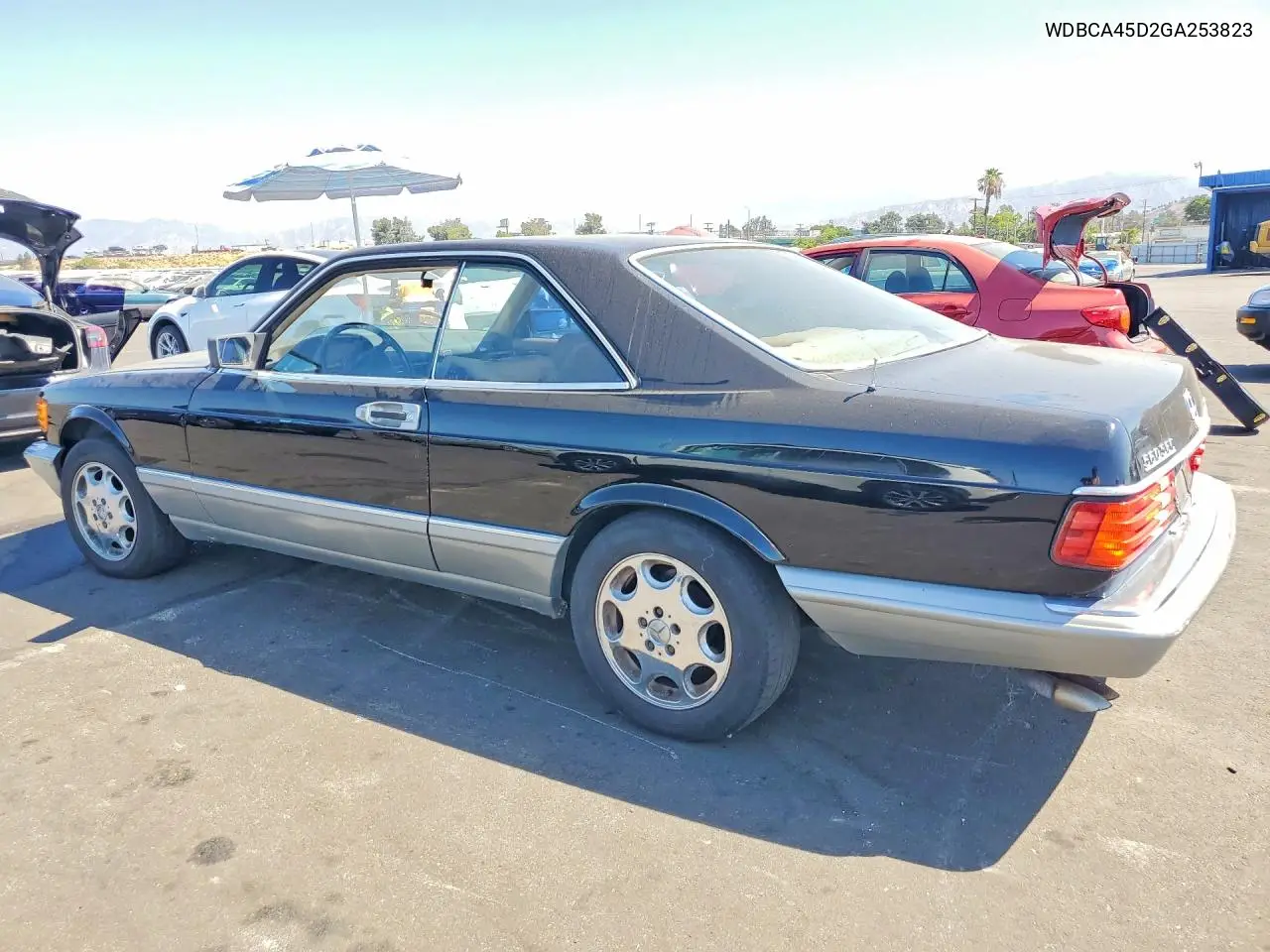 1986 Mercedes-Benz 560 Sec VIN: WDBCA45D2GA253823 Lot: 62290826