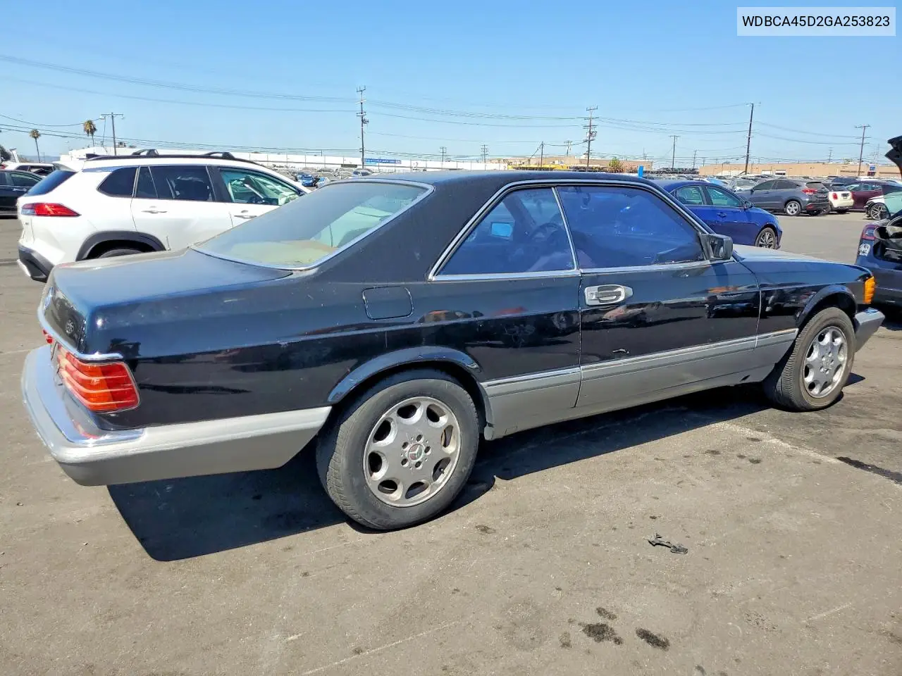 1986 Mercedes-Benz 560 Sec VIN: WDBCA45D2GA253823 Lot: 62290826