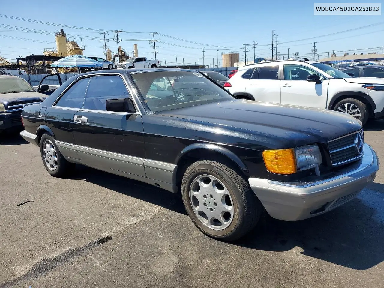 1986 Mercedes-Benz 560 Sec VIN: WDBCA45D2GA253823 Lot: 62290826