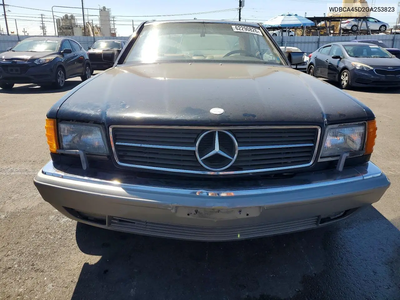 1986 Mercedes-Benz 560 Sec VIN: WDBCA45D2GA253823 Lot: 62290826