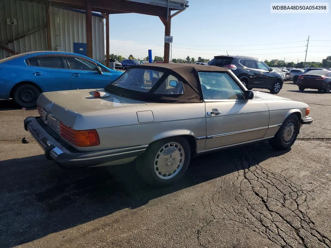 1986 Mercedes-Benz 560 Sl VIN: WDBBA48D5GA054398 Lot: 62346136