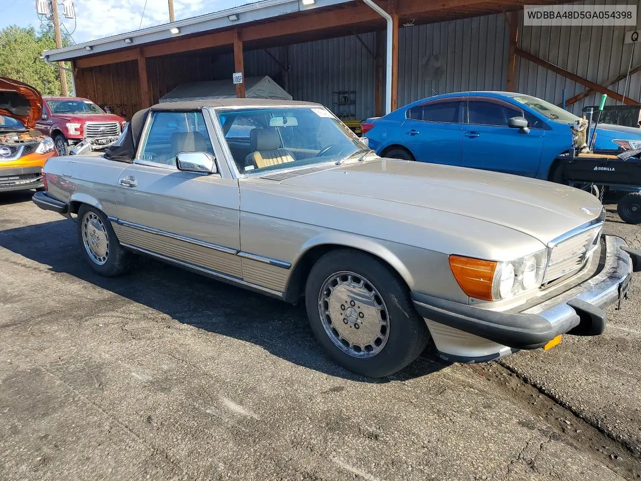 1986 Mercedes-Benz 560 Sl VIN: WDBBA48D5GA054398 Lot: 62346136
