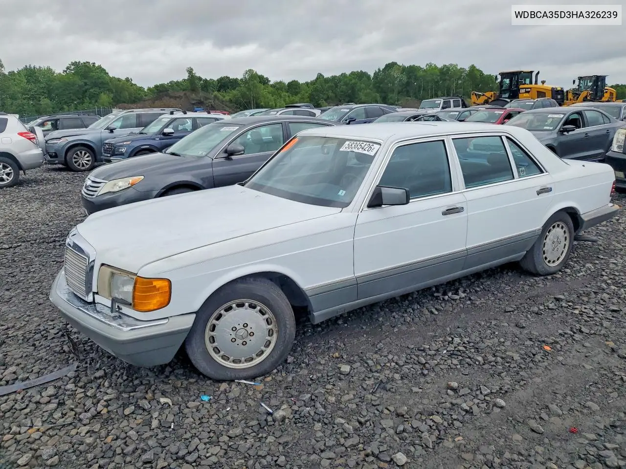 1987 Mercedes-Benz 420 Sel VIN: WDBCA35D3HA326239 Lot: 58385426