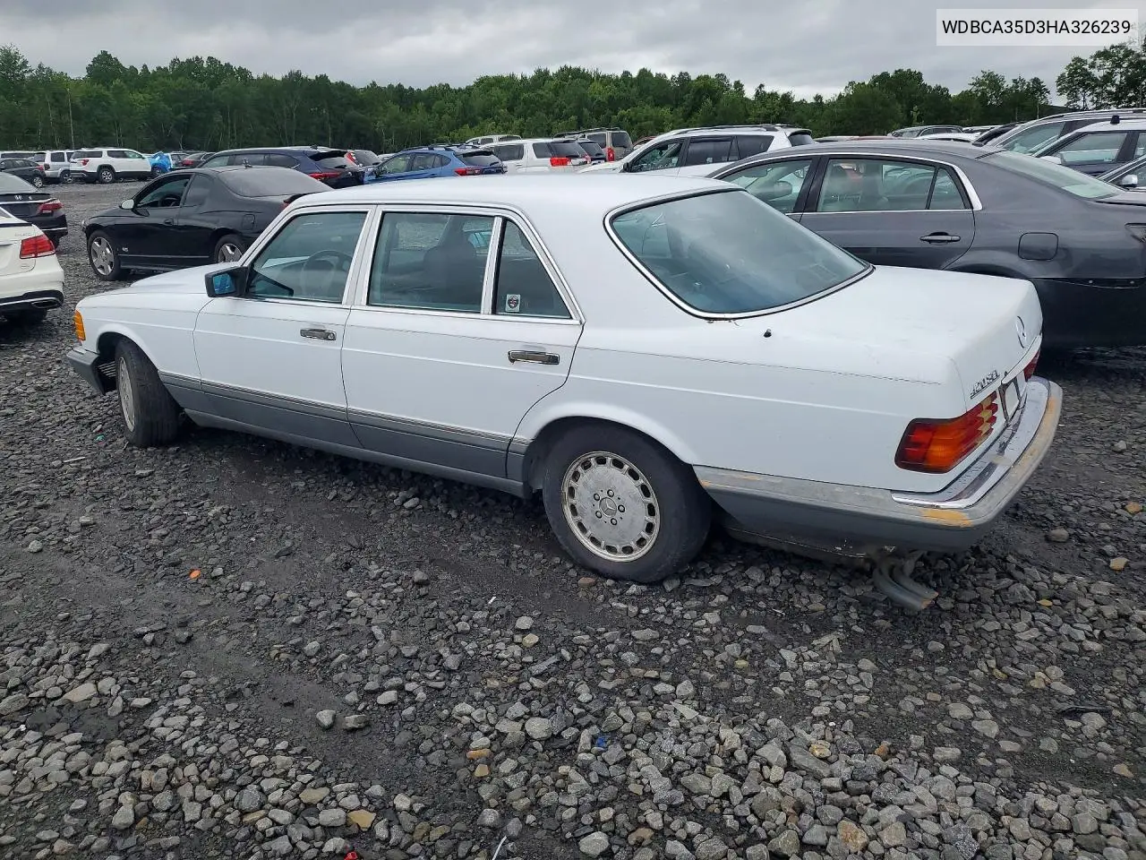 1987 Mercedes-Benz 420 Sel VIN: WDBCA35D3HA326239 Lot: 58385426