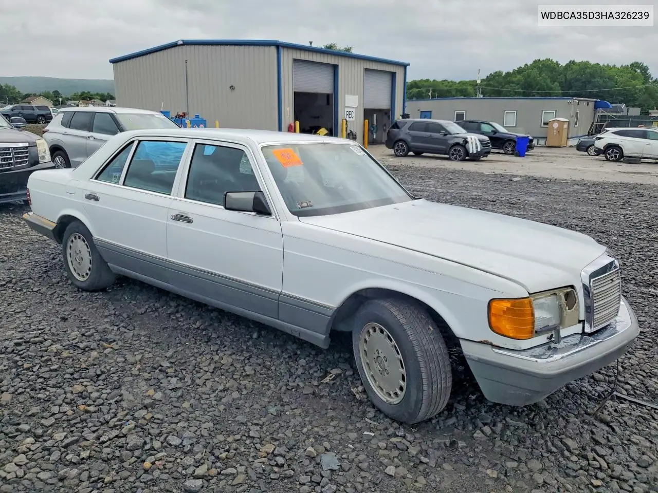 1987 Mercedes-Benz 420 Sel VIN: WDBCA35D3HA326239 Lot: 58385426
